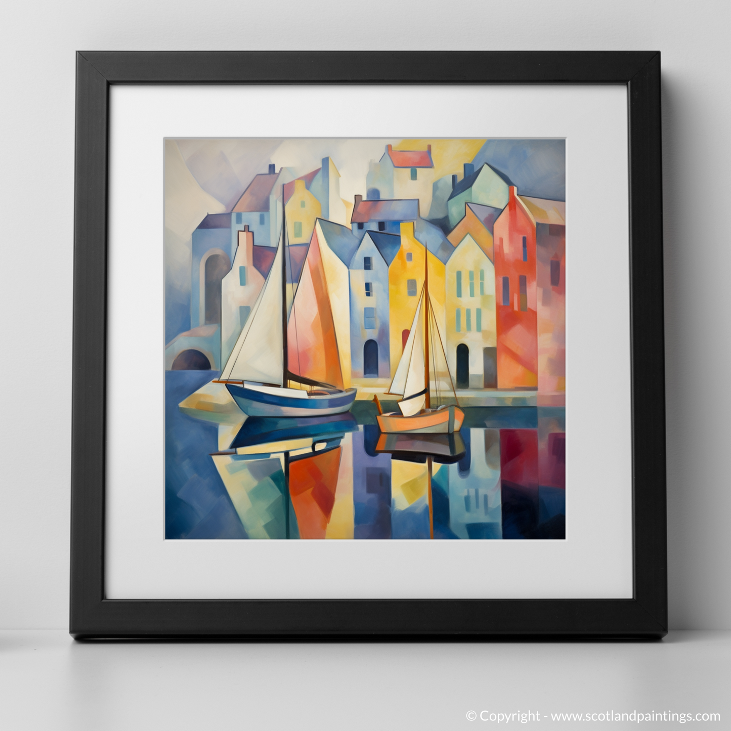 Cubist Portree: A Maritime Mosaic