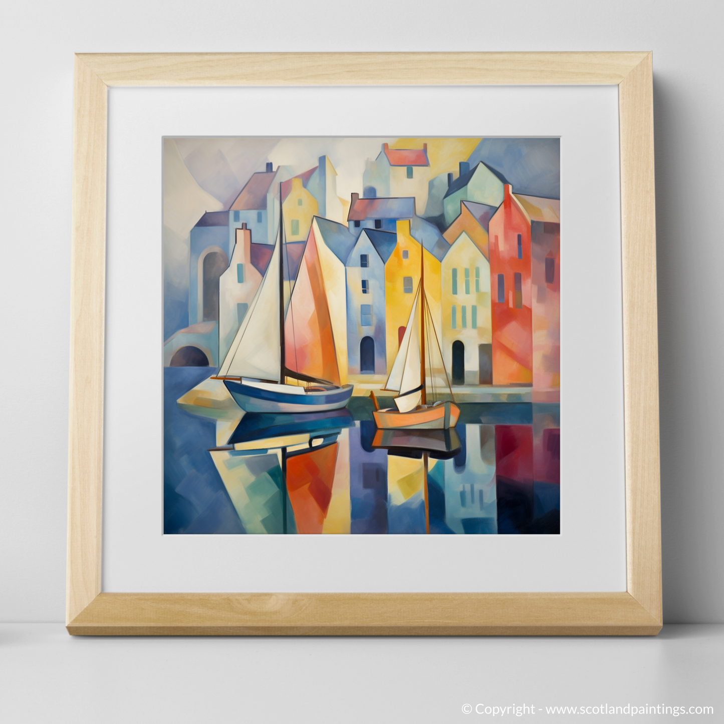 Cubist Portree: A Maritime Mosaic