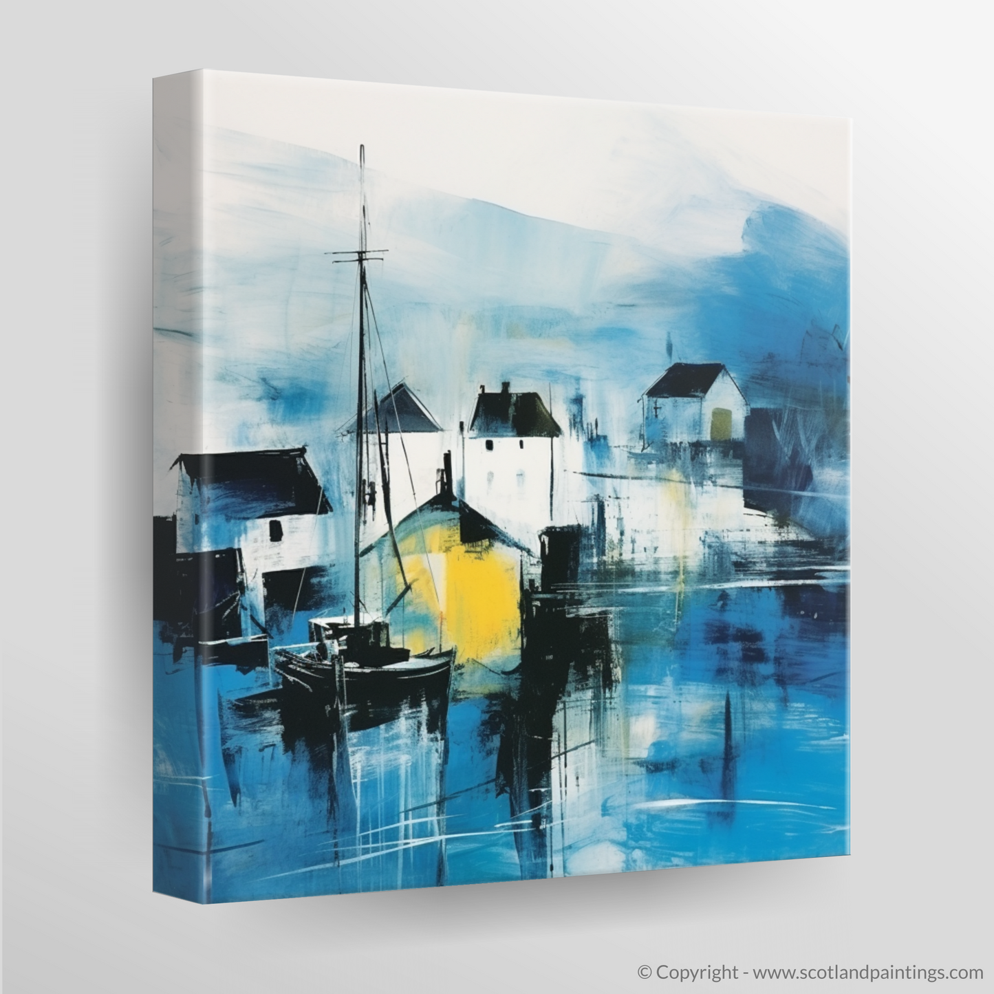 Portree Harbour Abstract Embrace