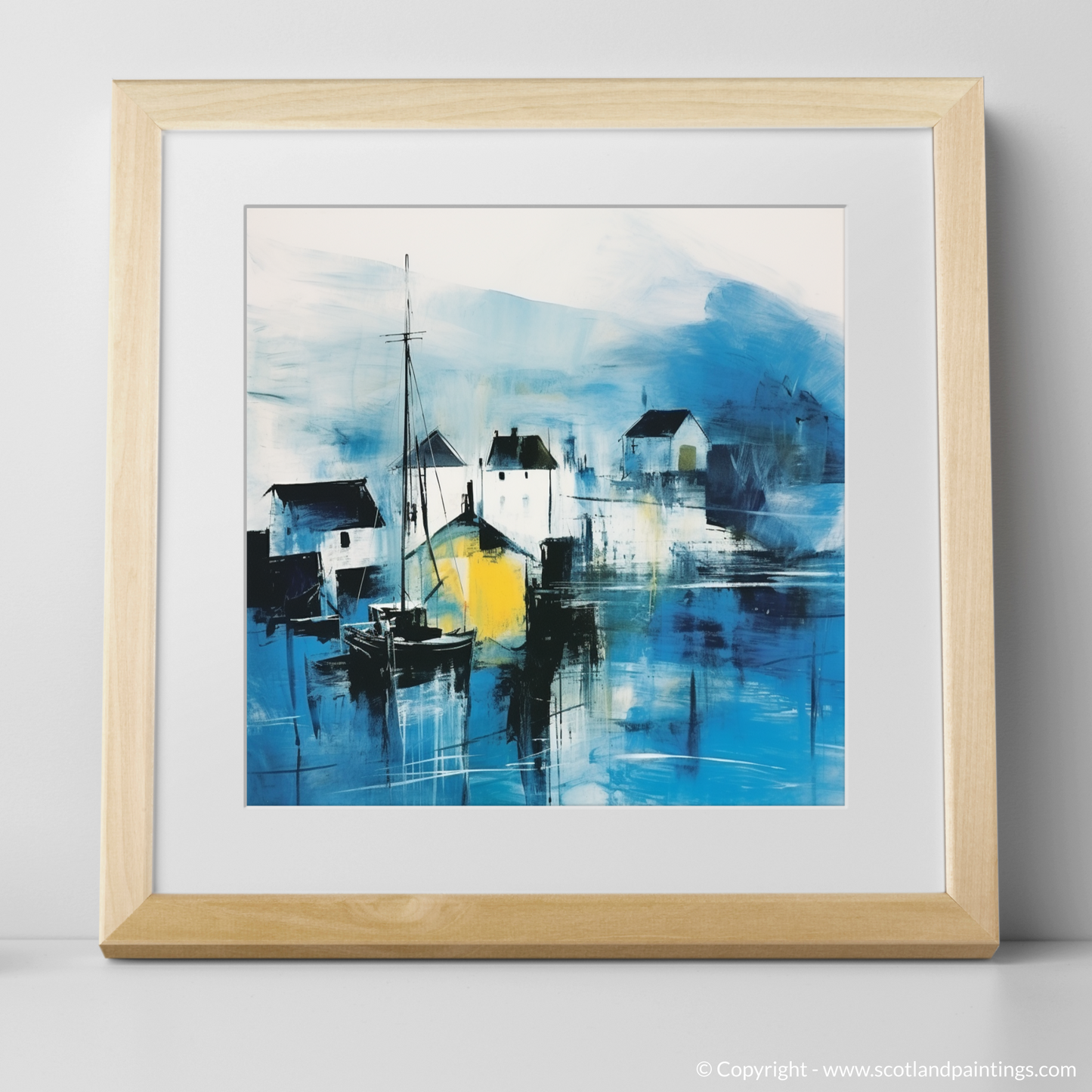 Portree Harbour Abstract Embrace