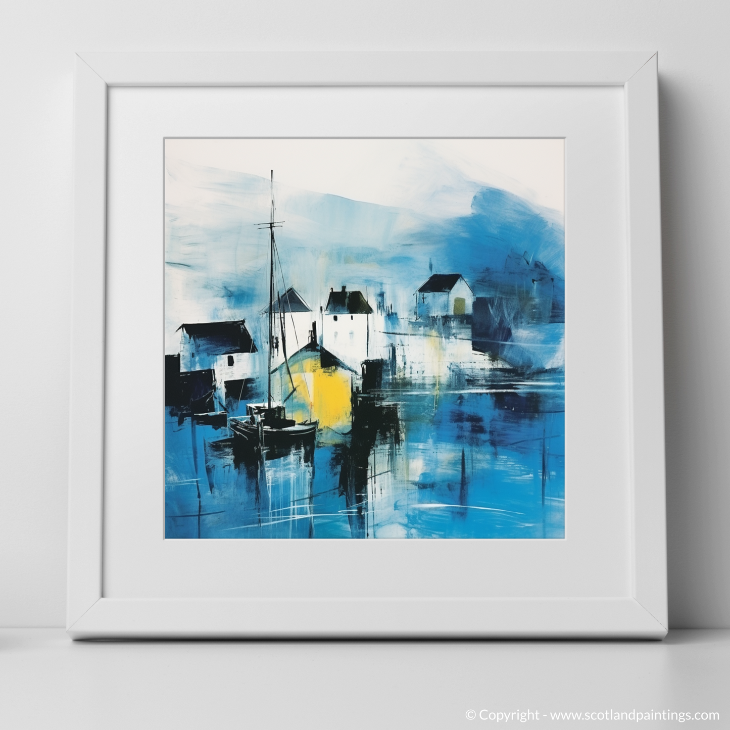 Portree Harbour Abstract Embrace