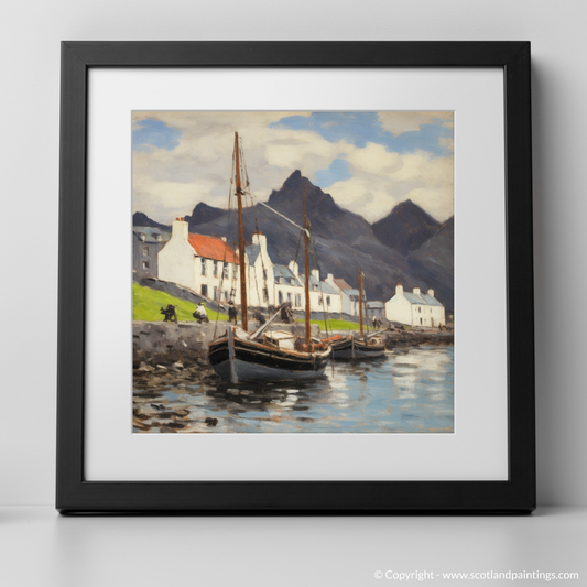 Harbour Serenity: An Impression of Portree Isle