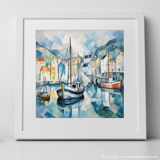 Cubist Portree: A Symphonic Mosaic of Scottish Harbour Life