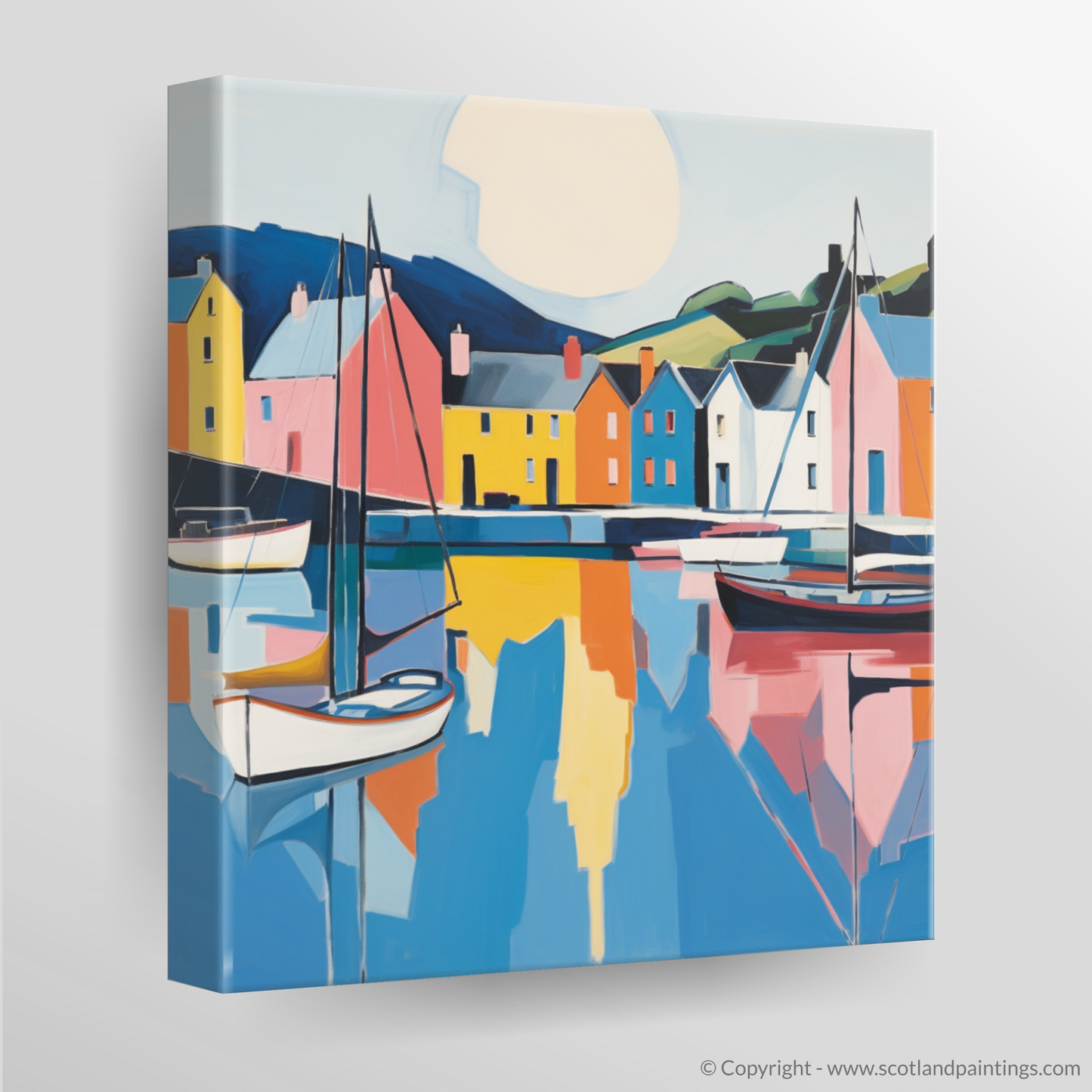 Colourful Calm of Portree Harbour