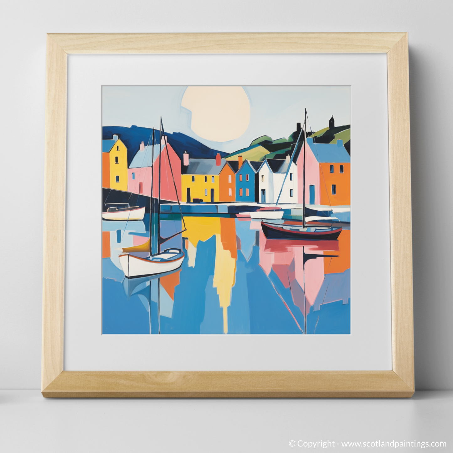 Colourful Calm of Portree Harbour