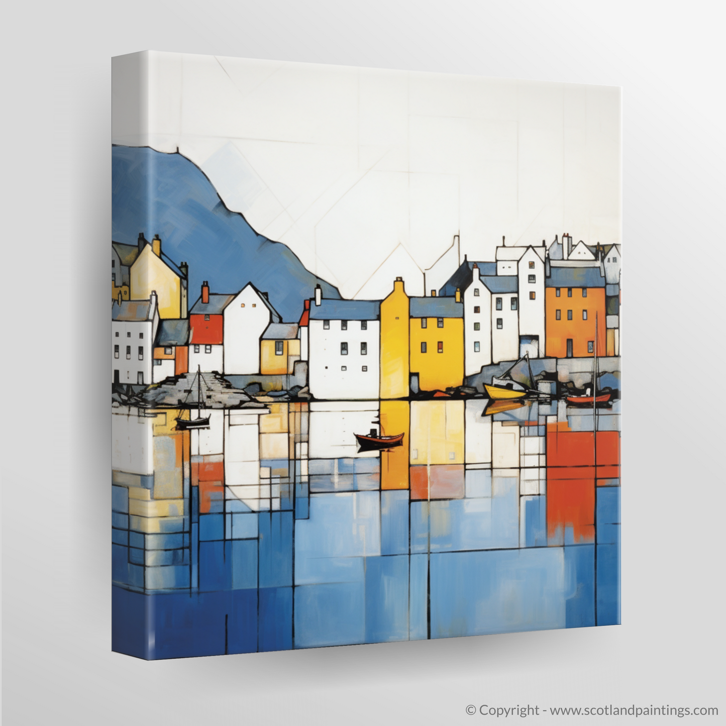 Abstract Essence of Portree Harbour