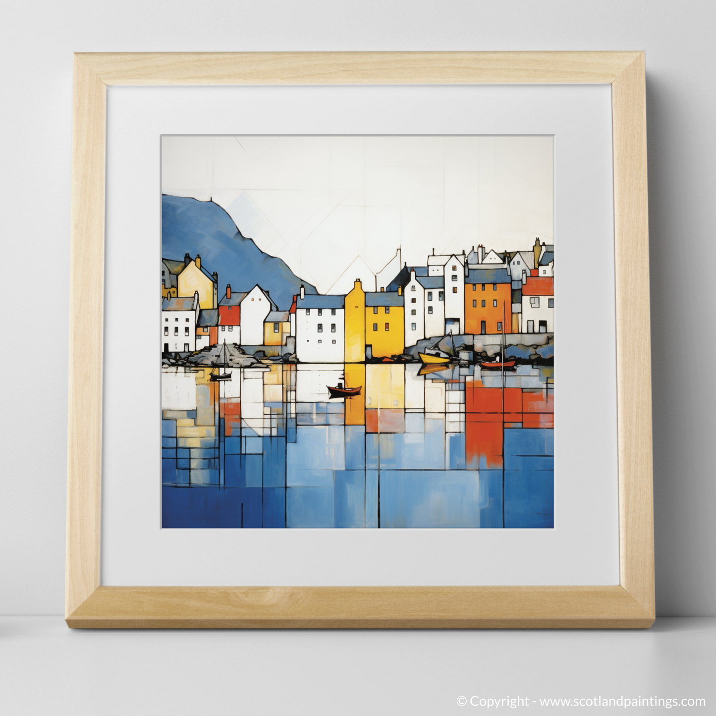 Abstract Essence of Portree Harbour