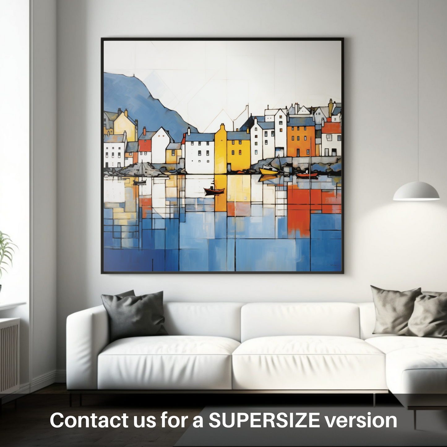 Abstract Essence of Portree Harbour