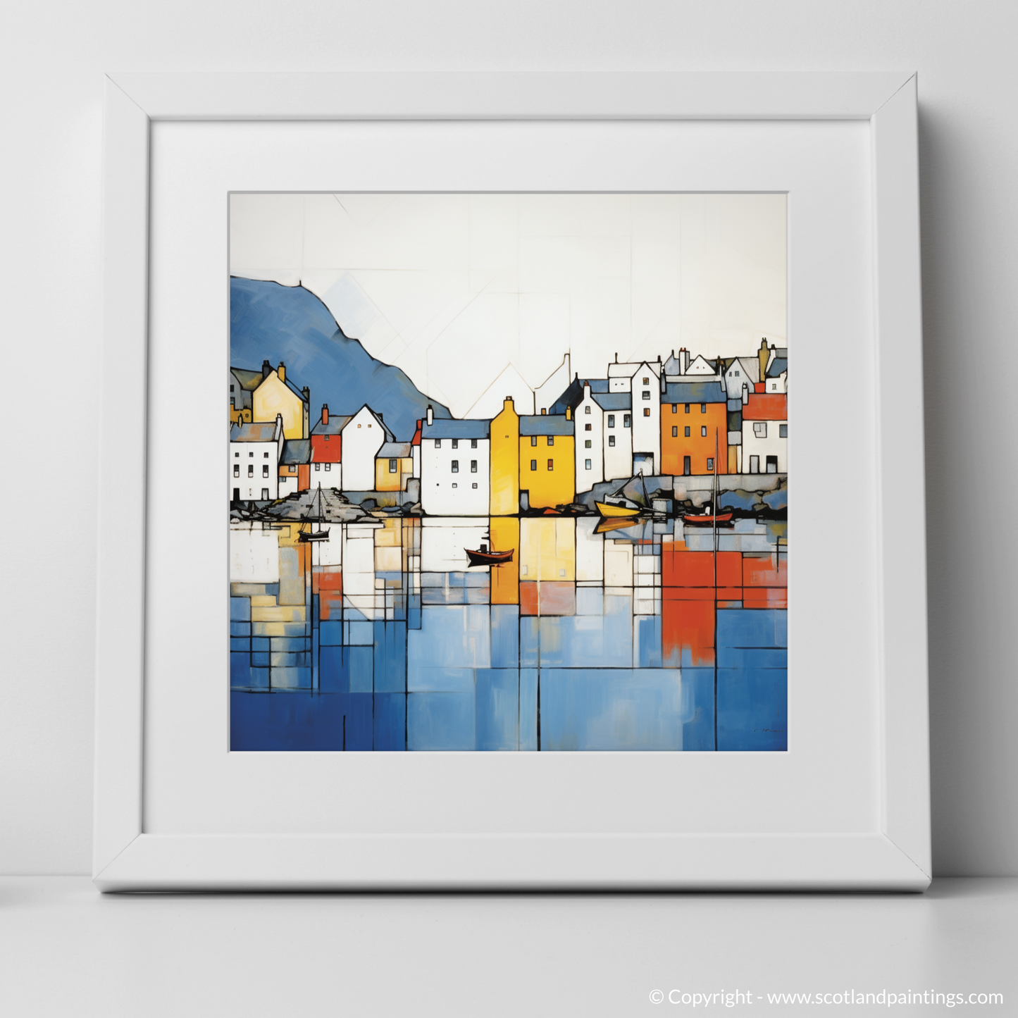 Abstract Essence of Portree Harbour