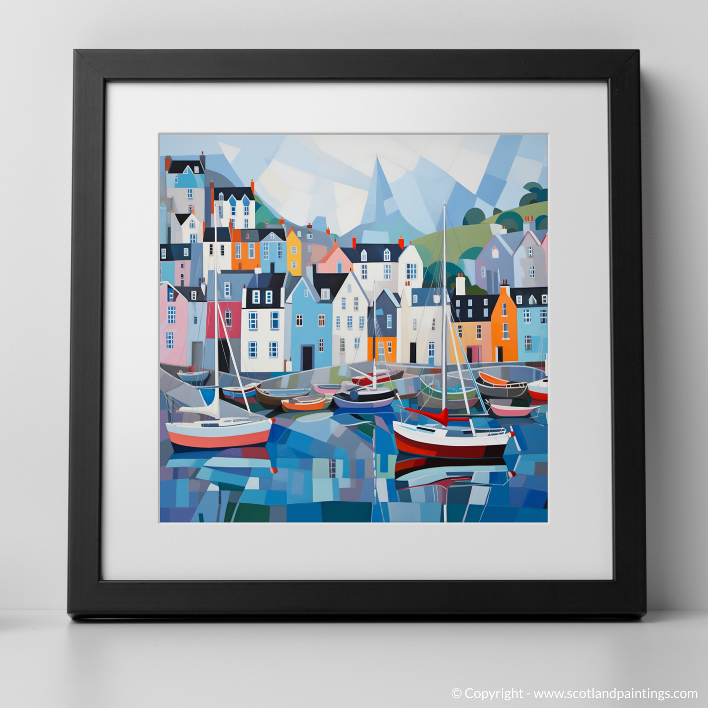 Abstract Serenade of Portree Harbour