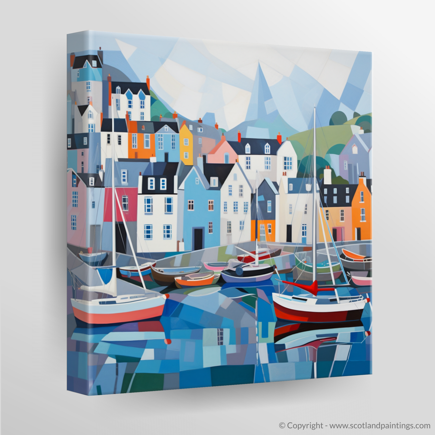 Abstract Serenade of Portree Harbour