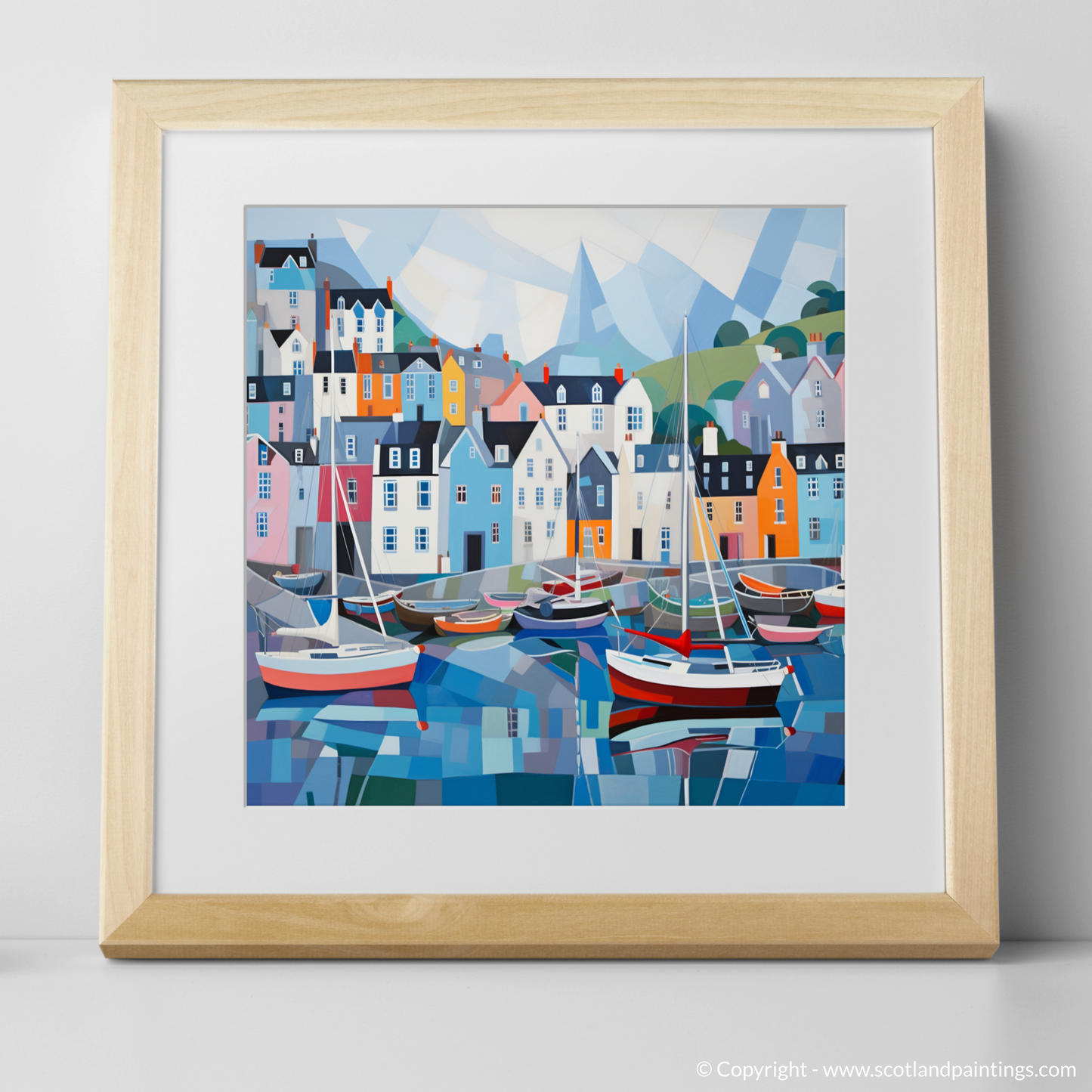 Abstract Serenade of Portree Harbour