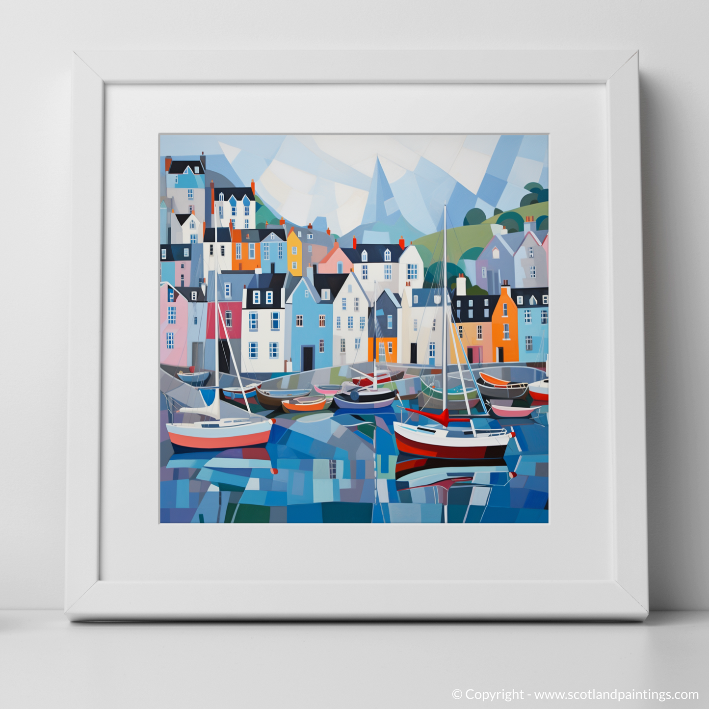 Abstract Serenade of Portree Harbour