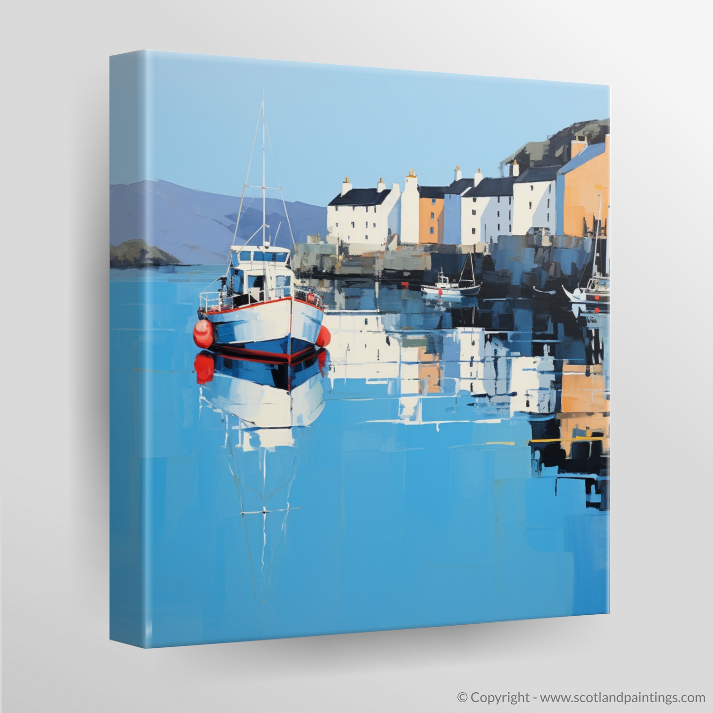 Minimalist Magic of Portree Harbour