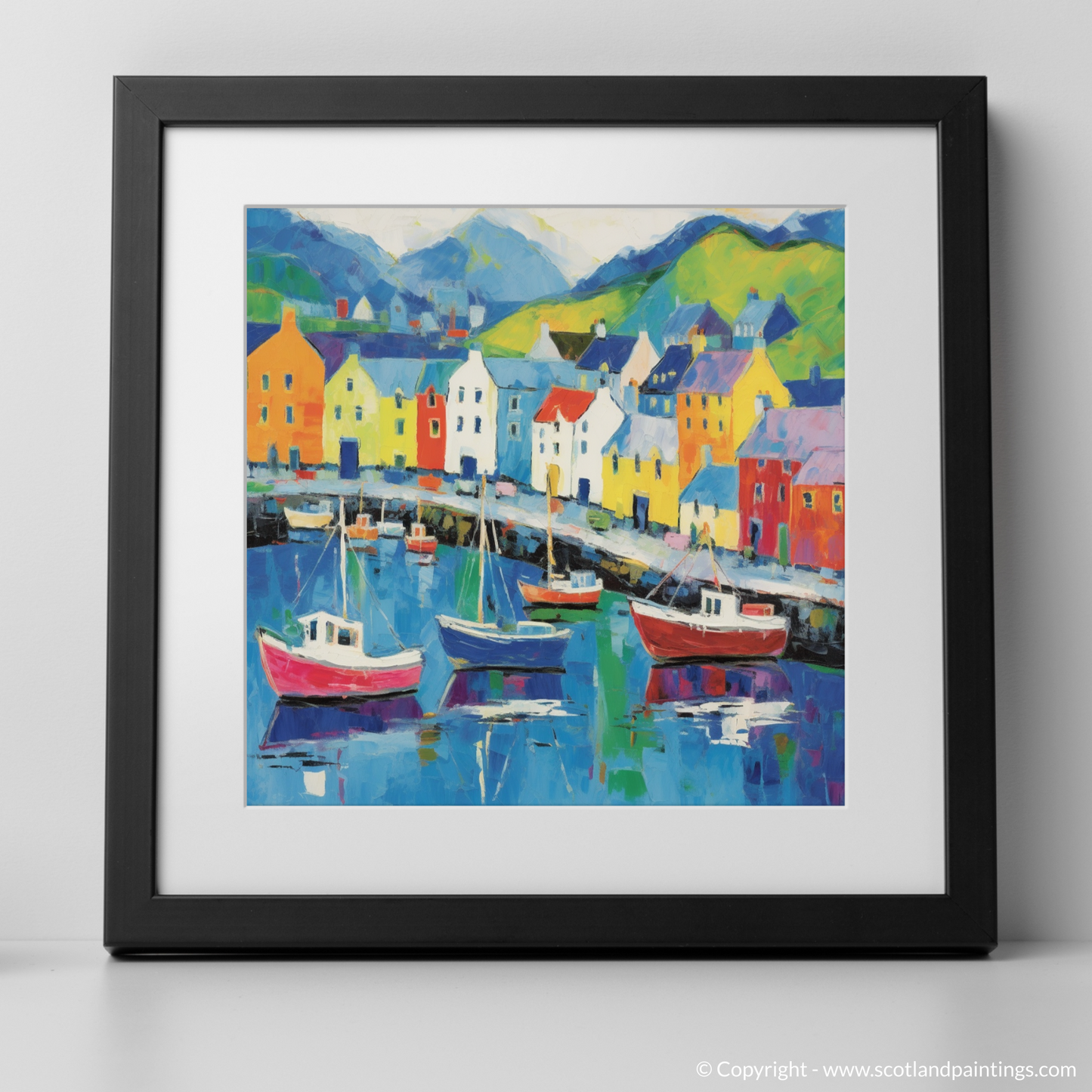 Portree Harbour Colour Symphony