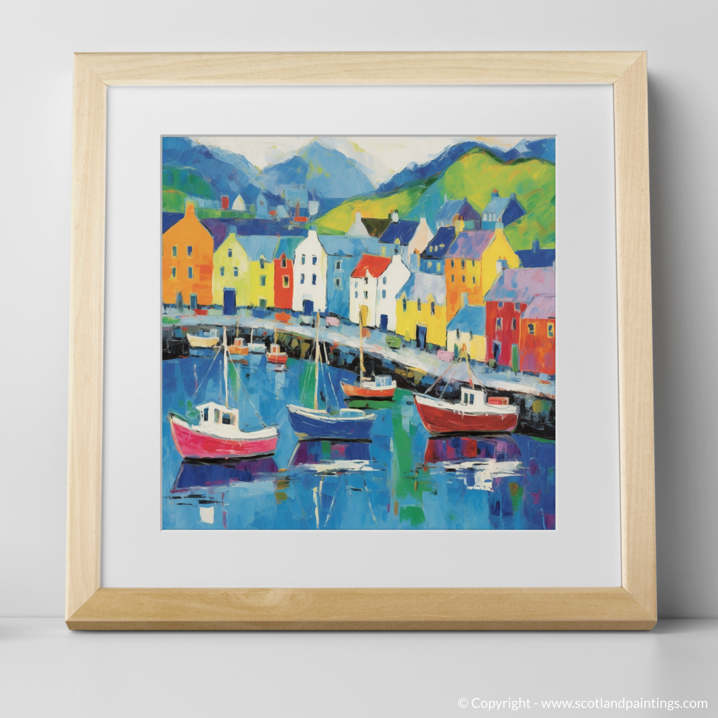 Portree Harbour Colour Symphony