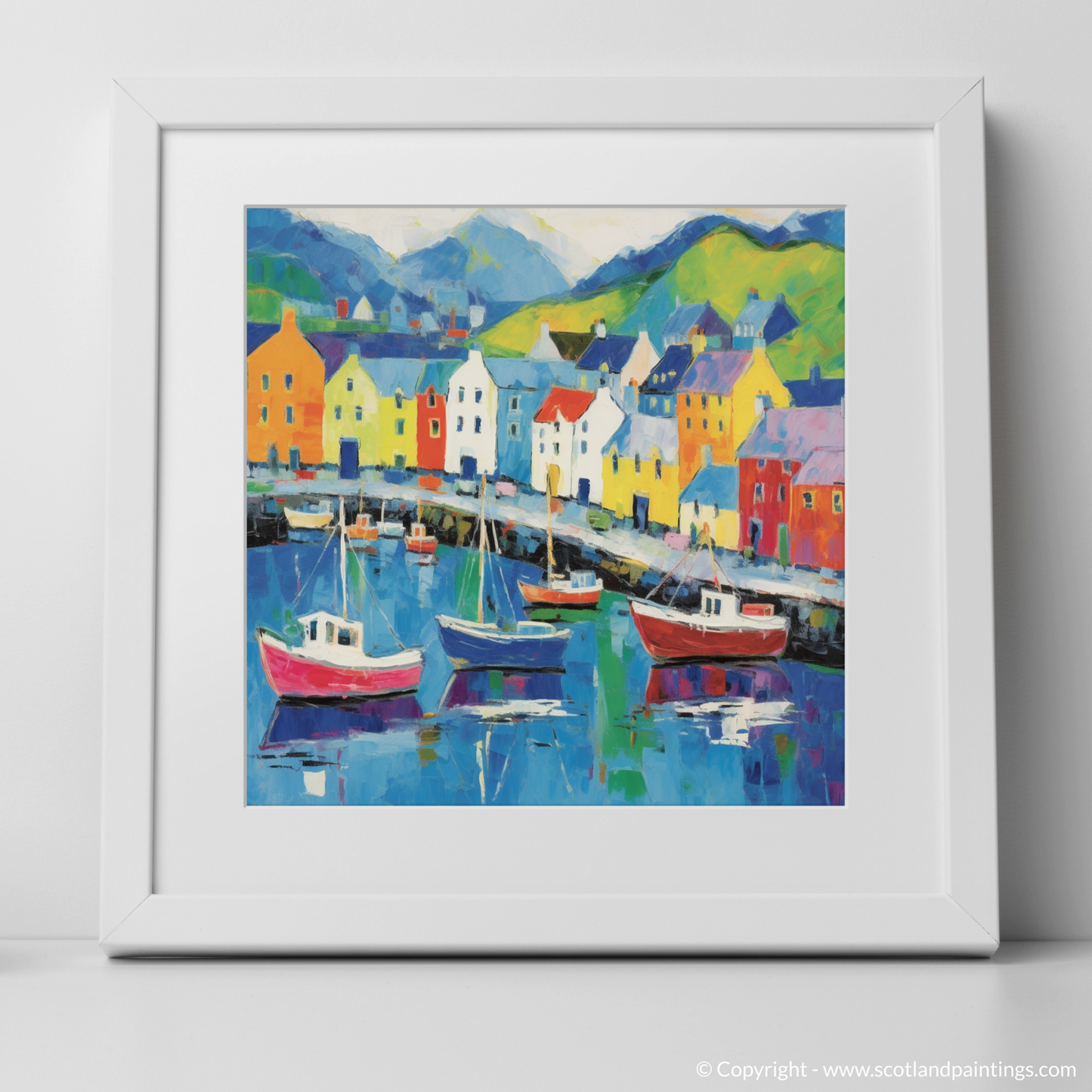 Portree Harbour Colour Symphony