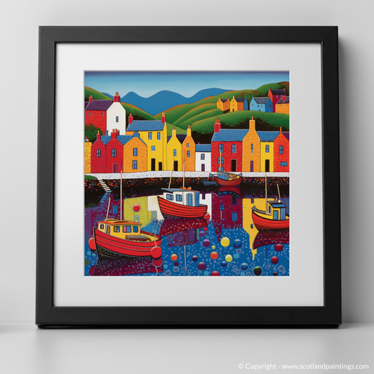 Pop Art Portree: A Kaleidoscope of Colour at Isle of Skye Harbour