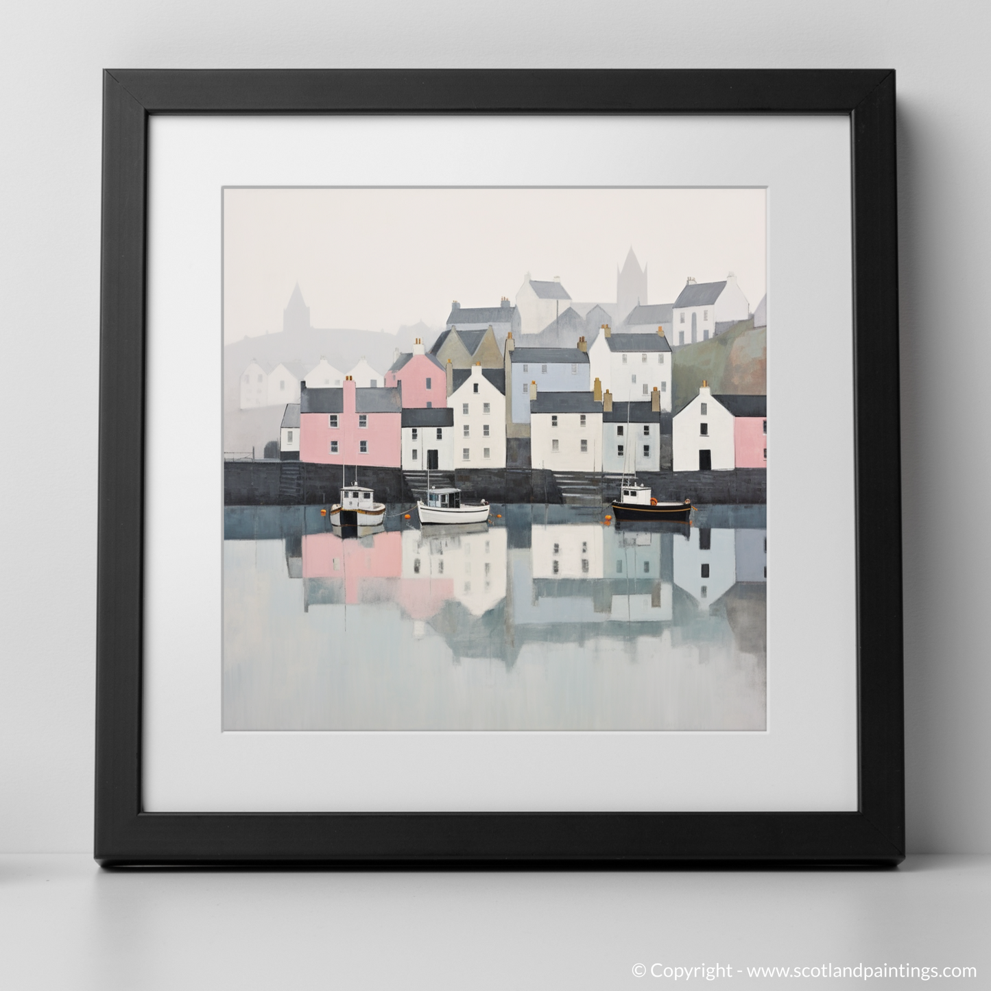 Minimalist Elegance of Portree Harbour