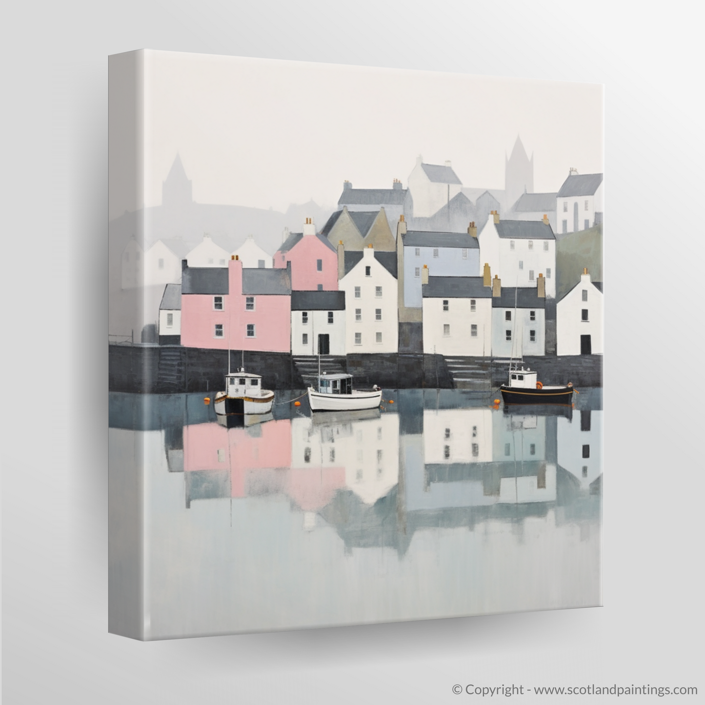 Minimalist Elegance of Portree Harbour