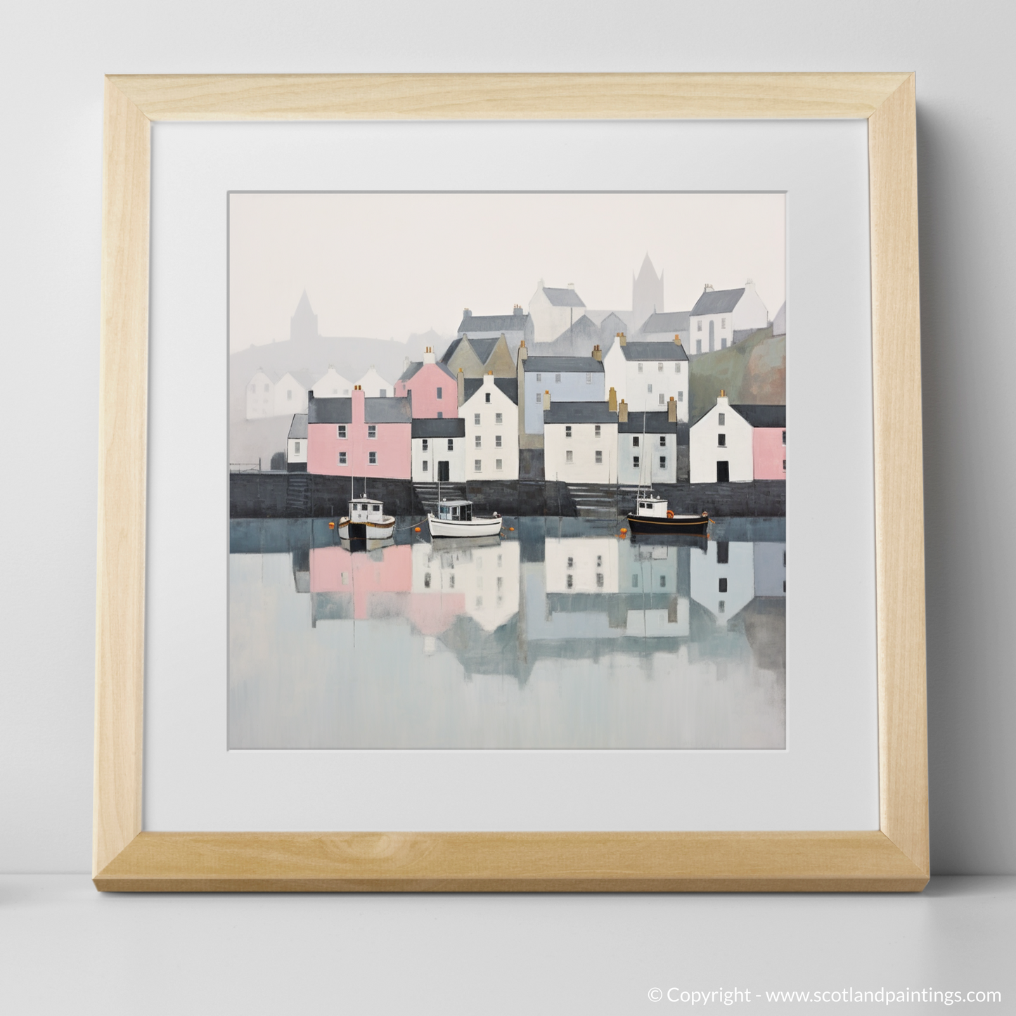 Minimalist Elegance of Portree Harbour