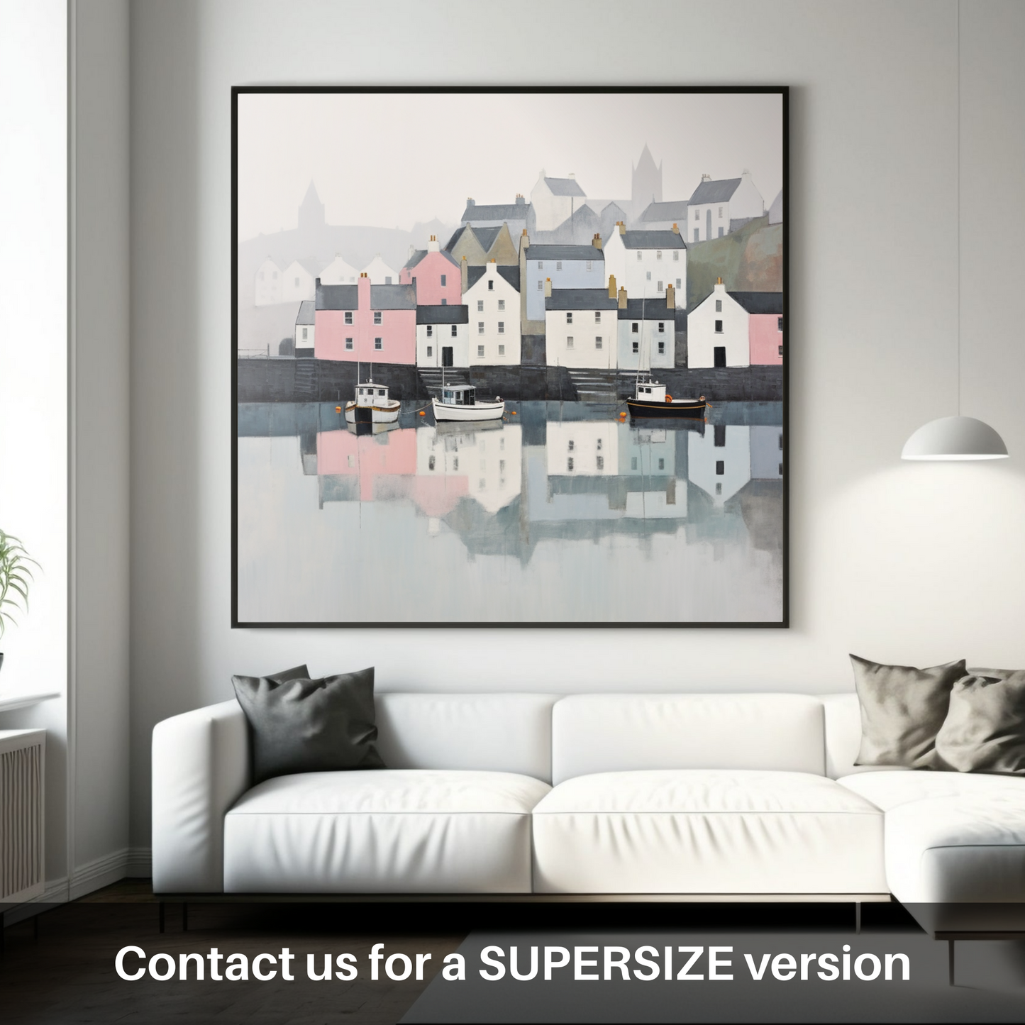 Minimalist Elegance of Portree Harbour