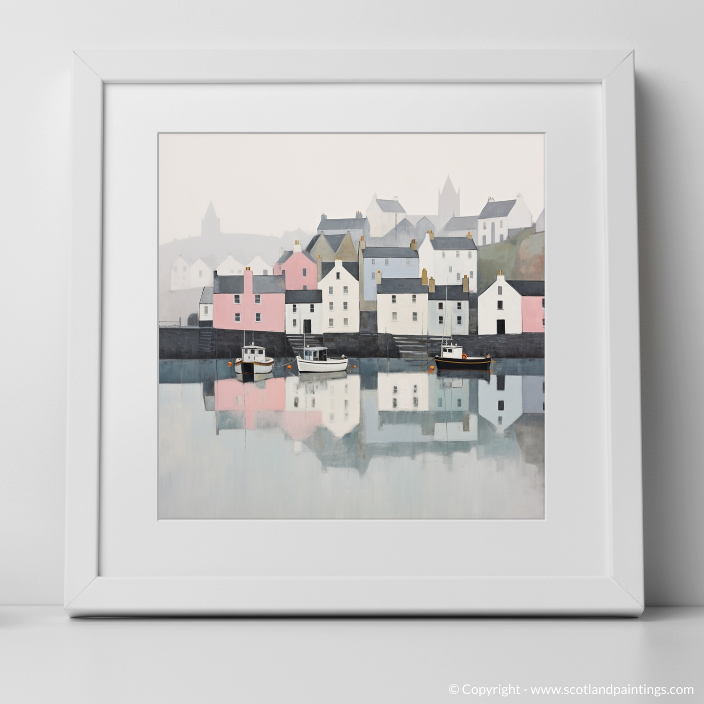 Minimalist Elegance of Portree Harbour