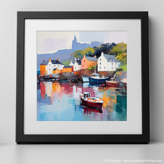 Serene Reflections of Portree Harbour