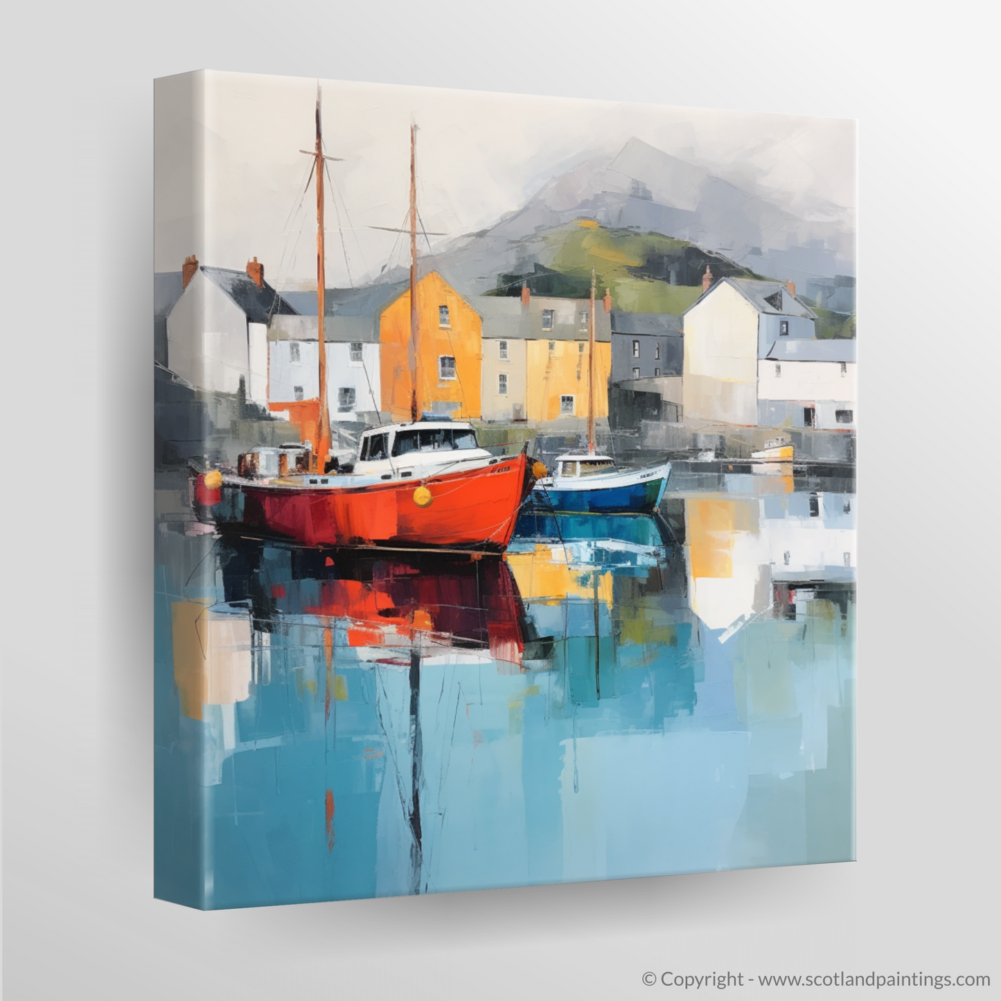 Portree Harbour: A Colour Field Odyssey