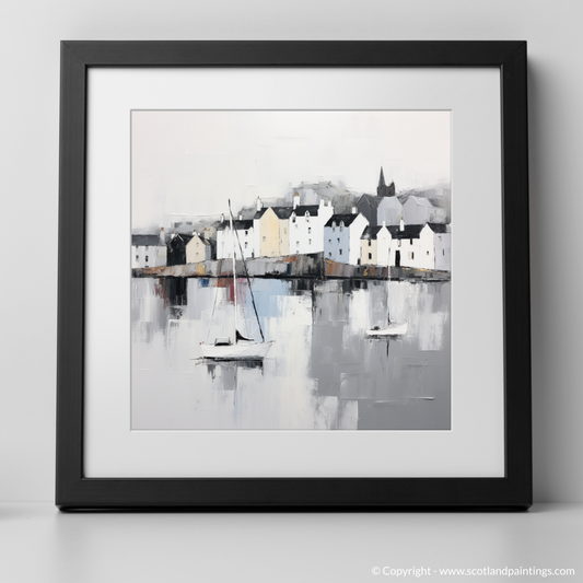 Portree Harbour Serenity: A Minimalist Ode to Scottish Charm
