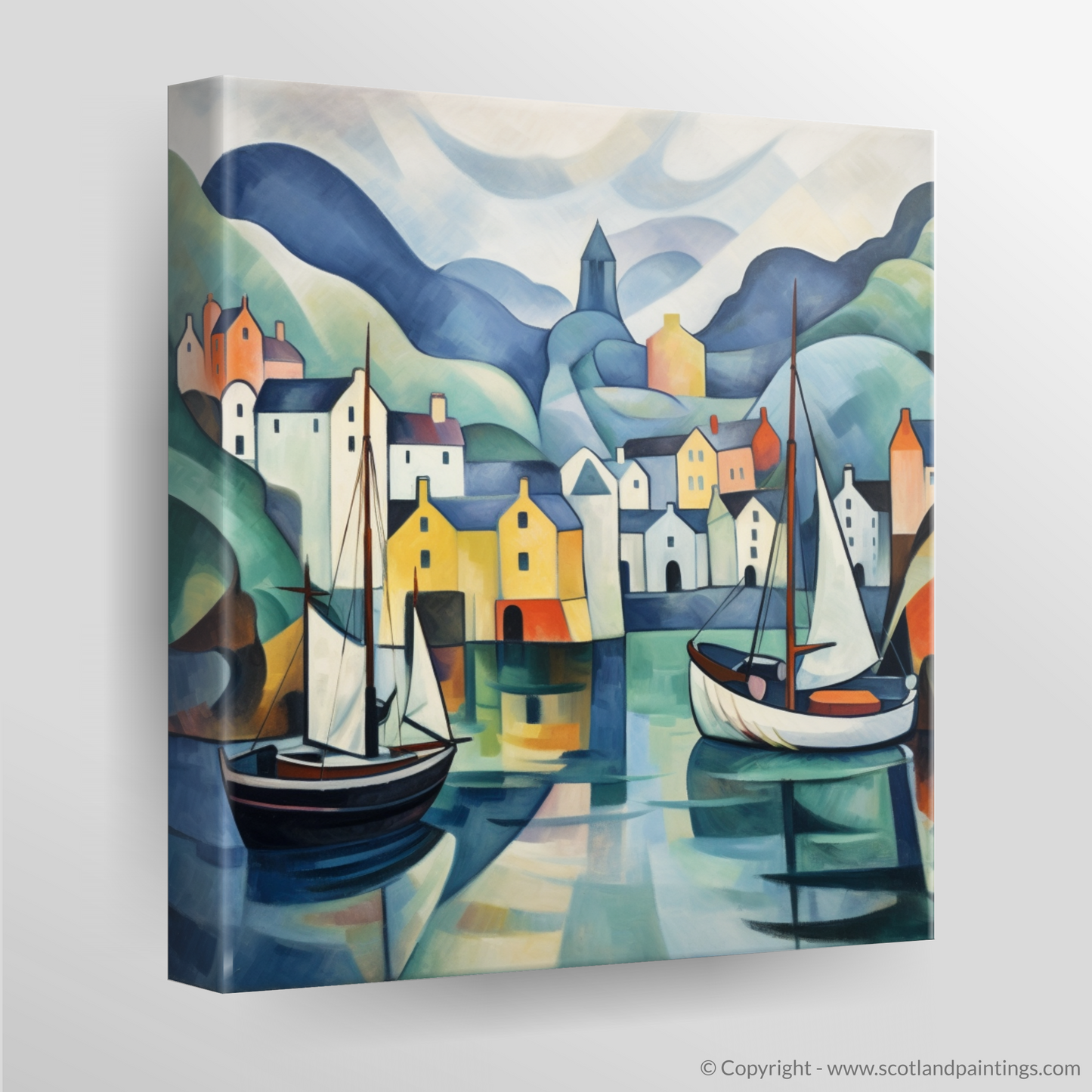 Harbour Serenity: An Abstract Ode to Portree