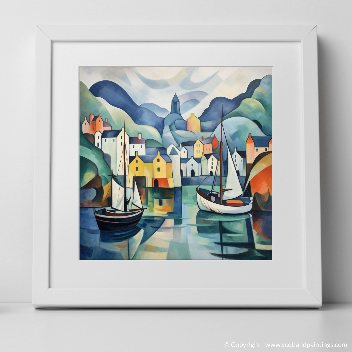 Harbour Serenity: An Abstract Ode to Portree