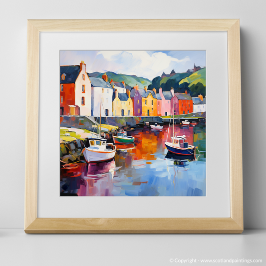 Vibrant Portree: A Fauvist Ode to Scottish Harbour Life