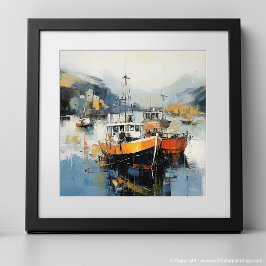 Harbour Serenity: An Abstract Ode to Portree Isle