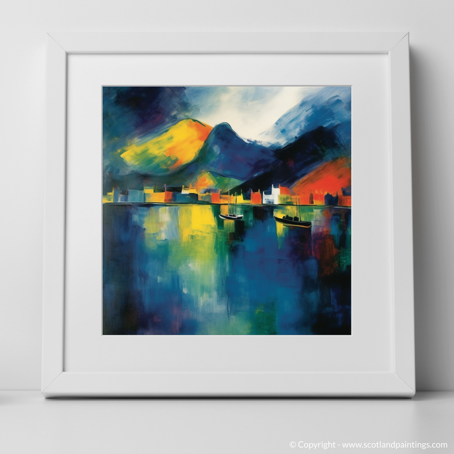 Serene Embrace of Portree Harbour
