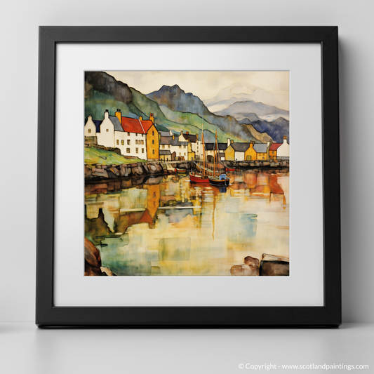 Art Nouveau Elegance of Portree Harbour