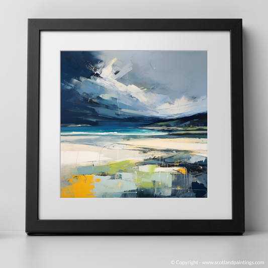 Stormy Embrace: Abstract Impressions of Camusdarach Beach