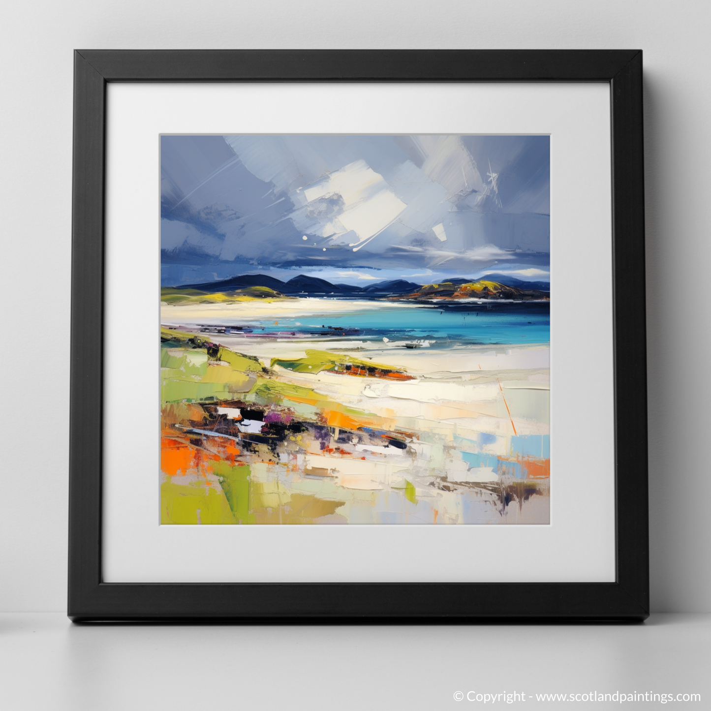 Tempestuous Camusdarach: An Abstract Ode to the Scottish Shoreline