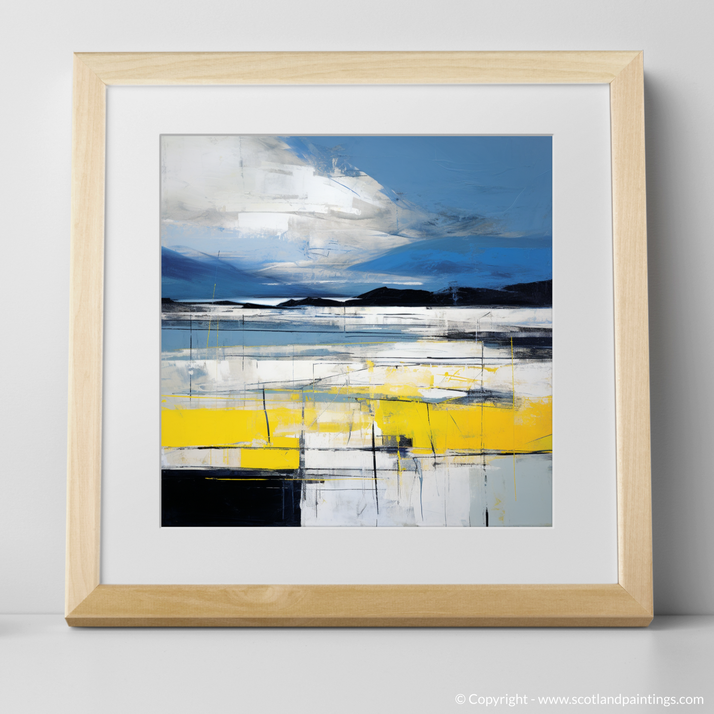 Storm's Symphony: An Abstract Homage to Camusdarach Beach