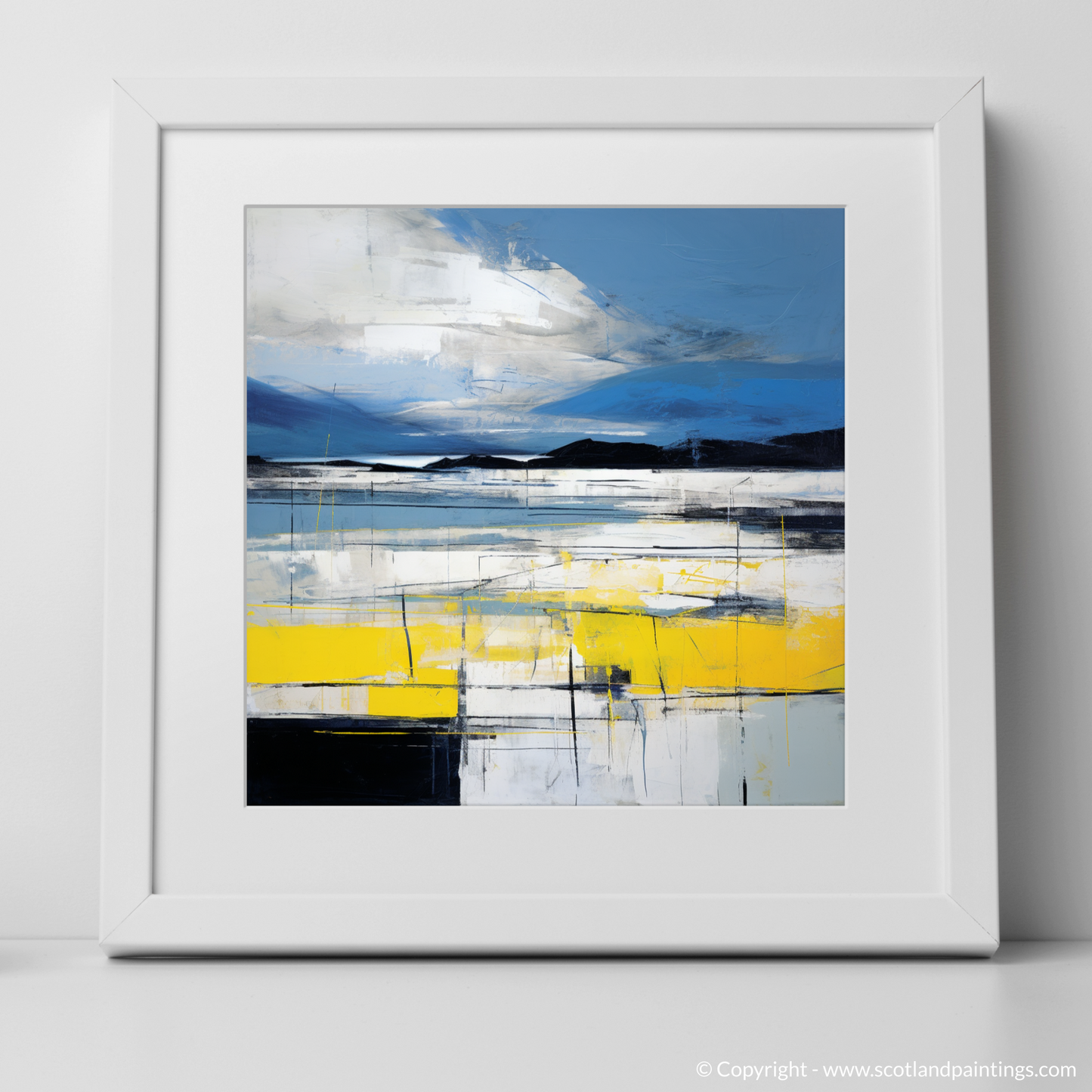 Storm's Symphony: An Abstract Homage to Camusdarach Beach