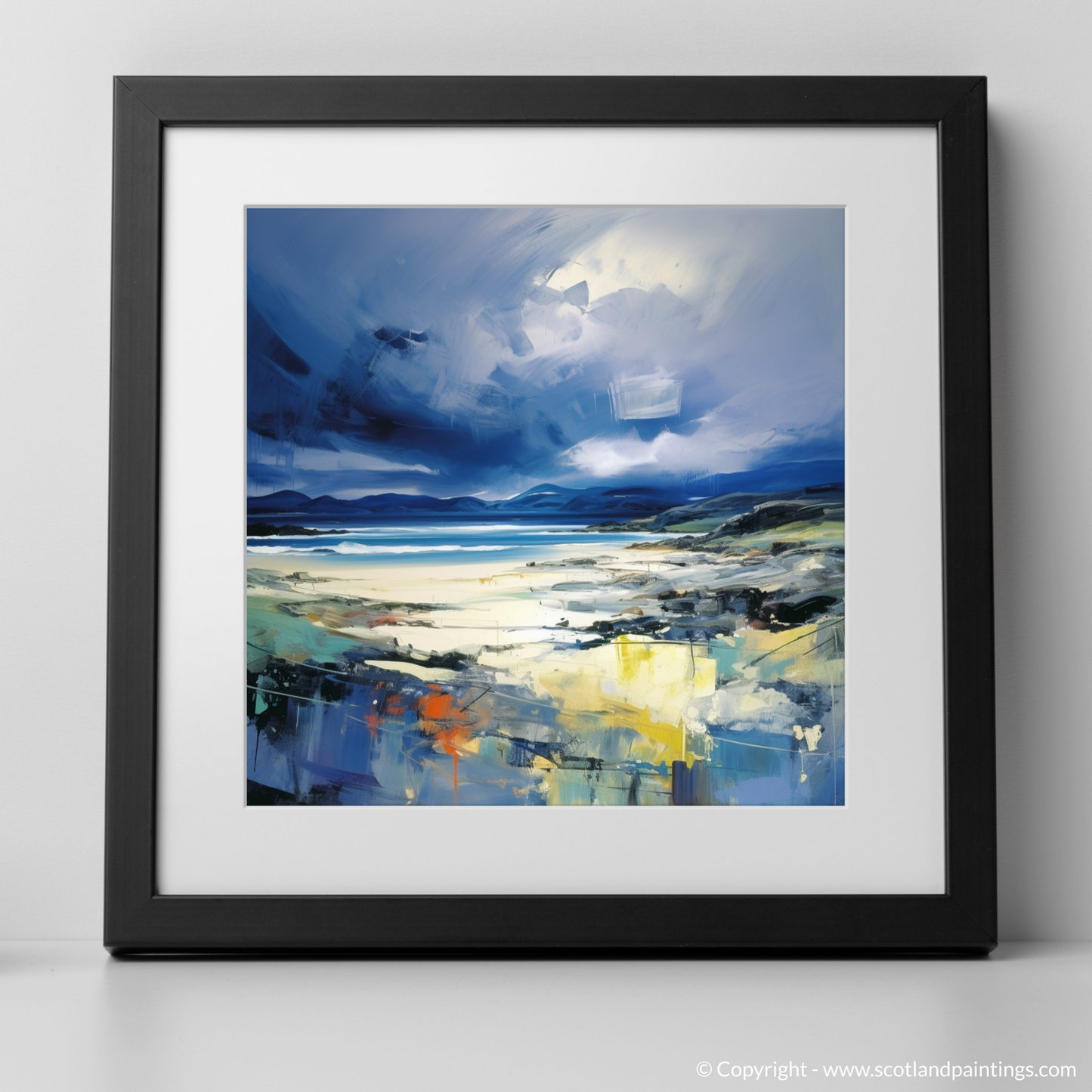 Stormswept Shores: An Abstract Ode to Camusdarach Beach