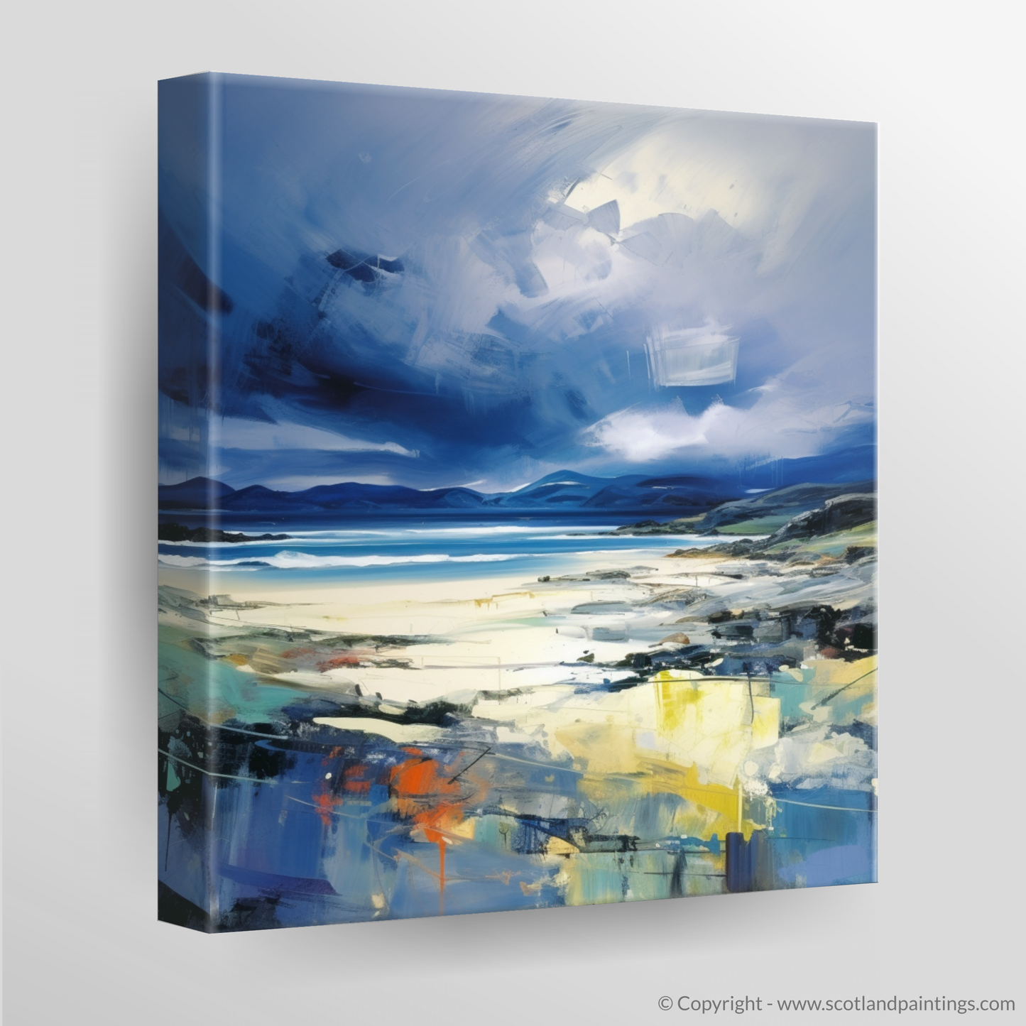 Stormswept Shores: An Abstract Ode to Camusdarach Beach