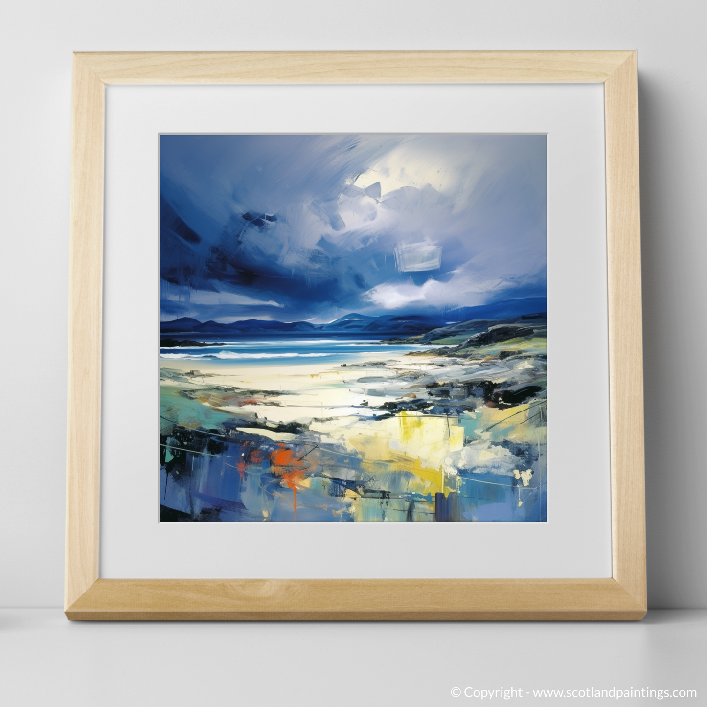 Stormswept Shores: An Abstract Ode to Camusdarach Beach