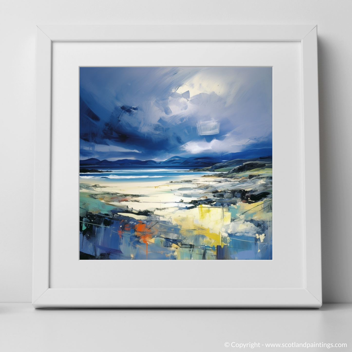 Stormswept Shores: An Abstract Ode to Camusdarach Beach