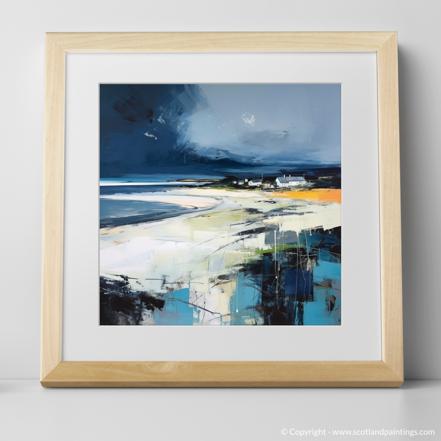 Tempestuous Camusdarach: An Abstract Impression of Scotland's Wild Shore