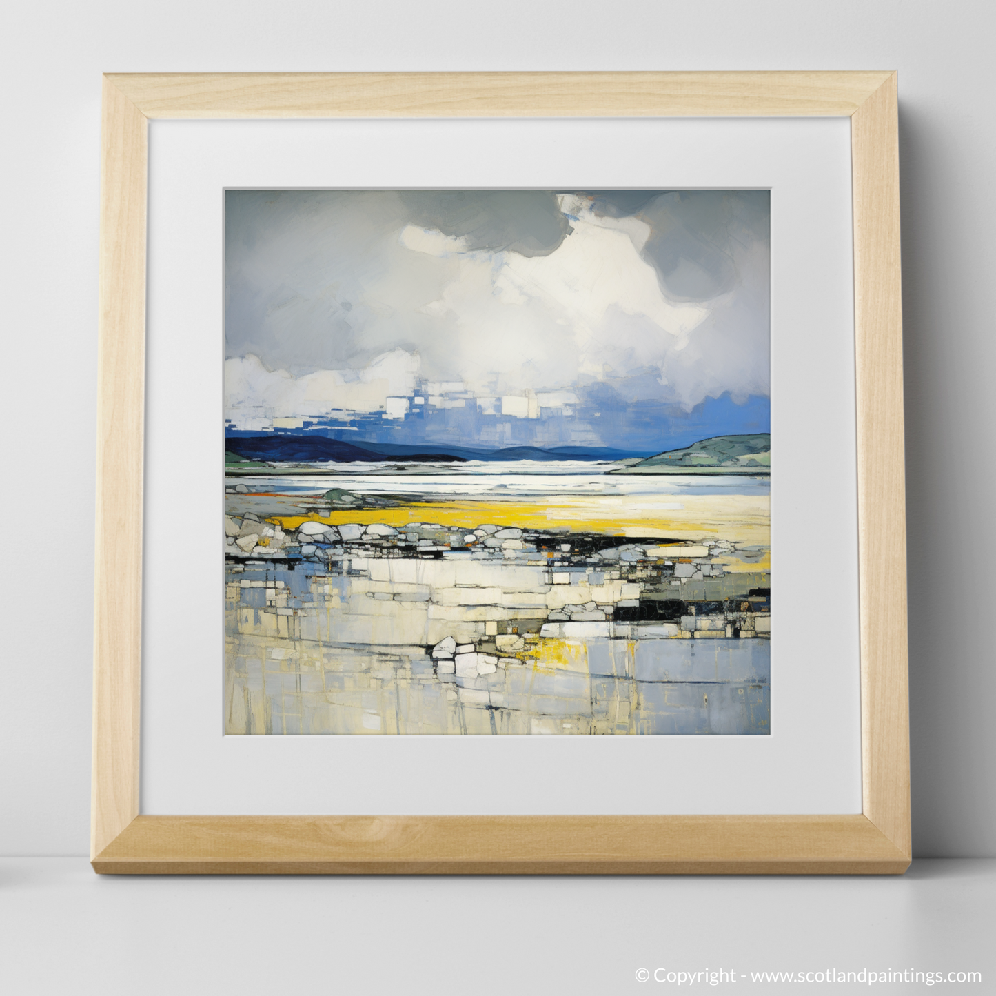 Tempestuous Tranquility: An Abstract Ode to Camusdarach Beach