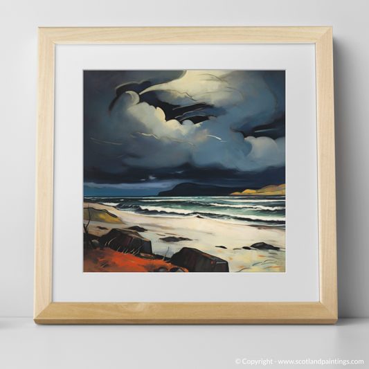 Tempestuous Camusdarach: An Abstract Ode to Scotland's Shorelines