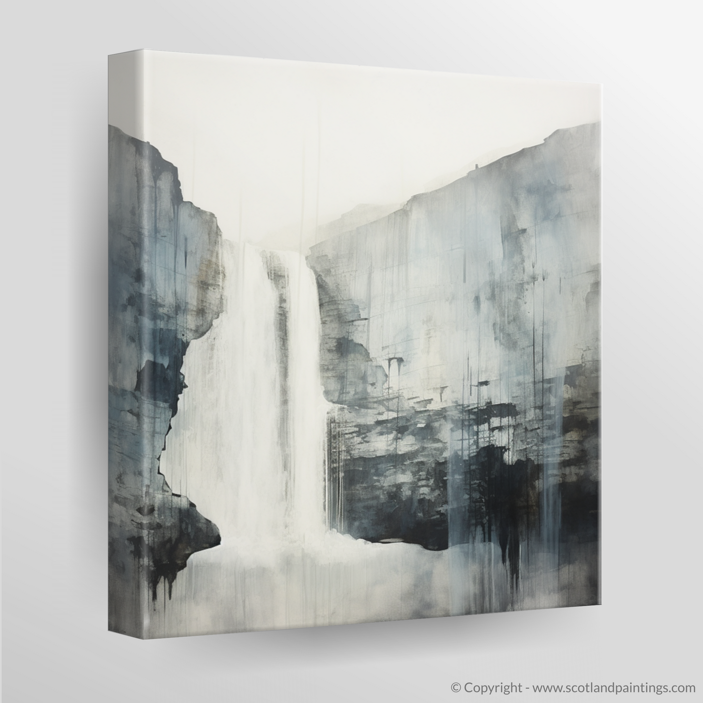 Ethereal Waters of Mealt Falls: An Abstract Vision