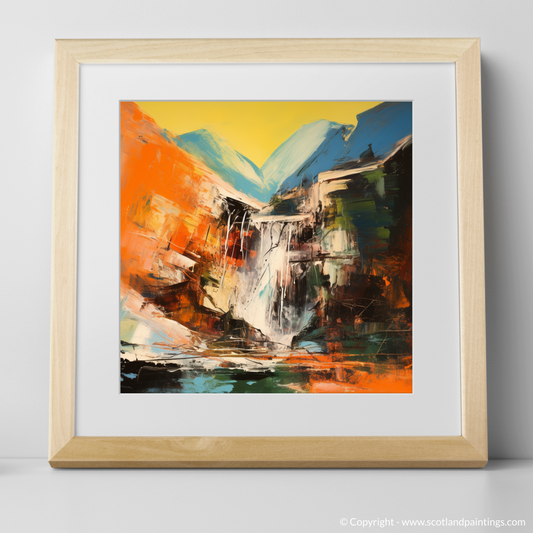 Maelstrom of Glen Nevis: An Abstract Expressionist Ode to Steall Falls