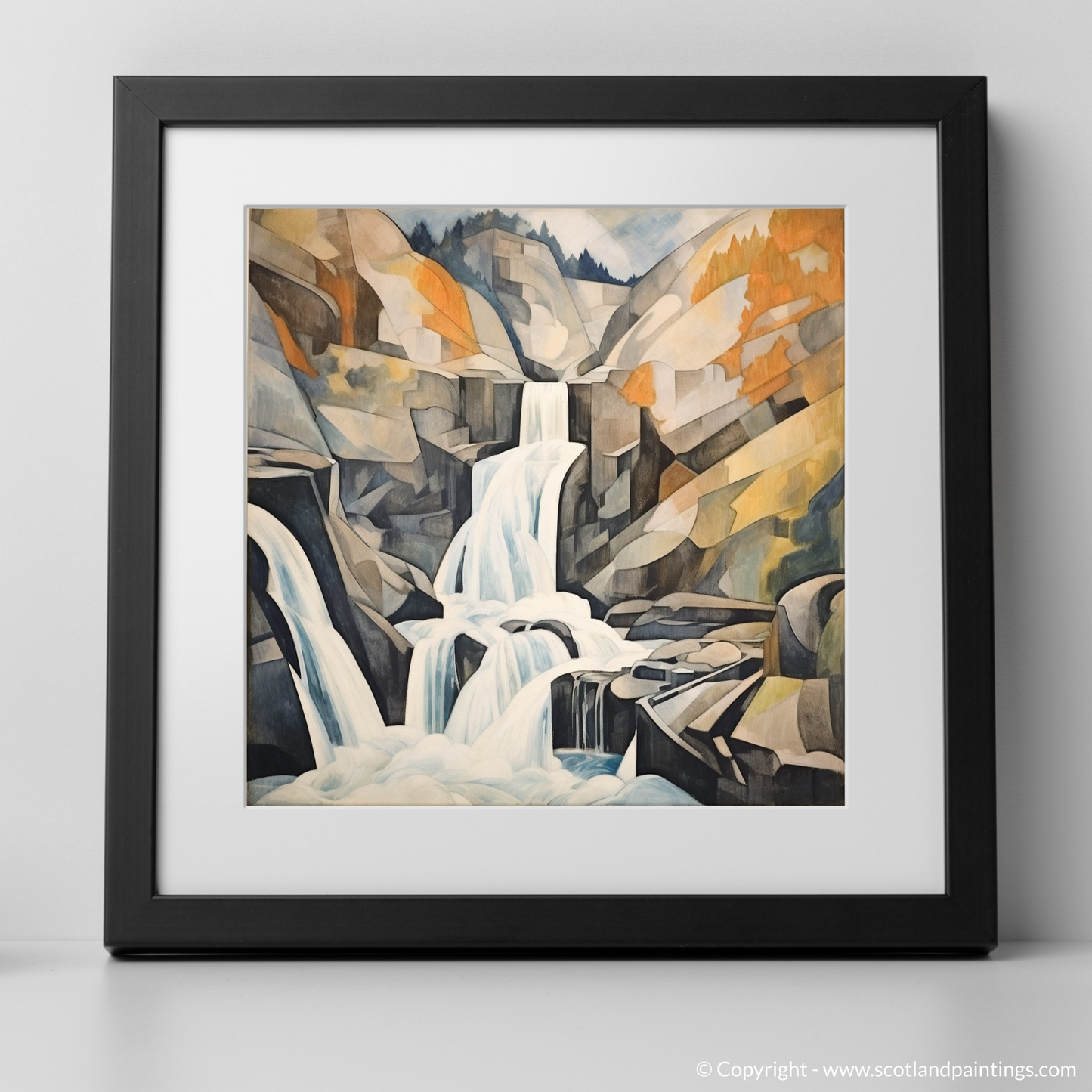 Cubist Cascade of Steall Falls